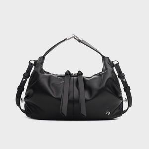 Rag & Bone Black Leather Top Handle Convertible Crossbody Bag NWT